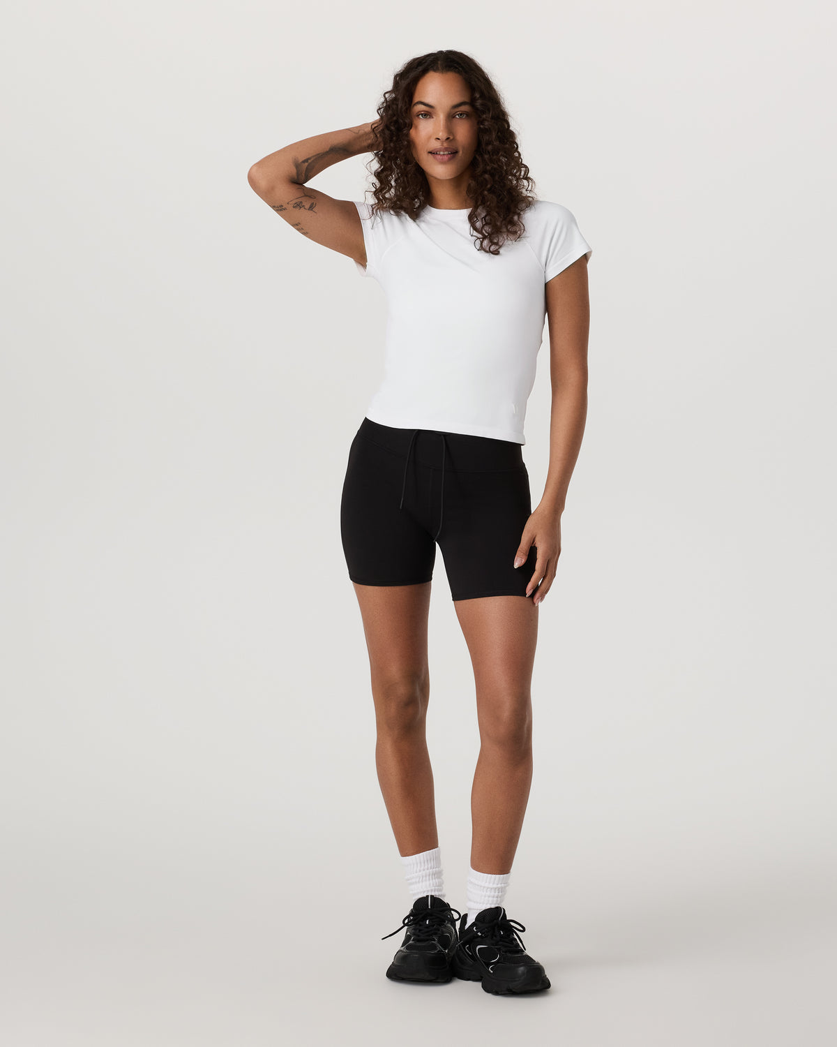 Women Vuori Short Sleeve Seamless Surge Tee White