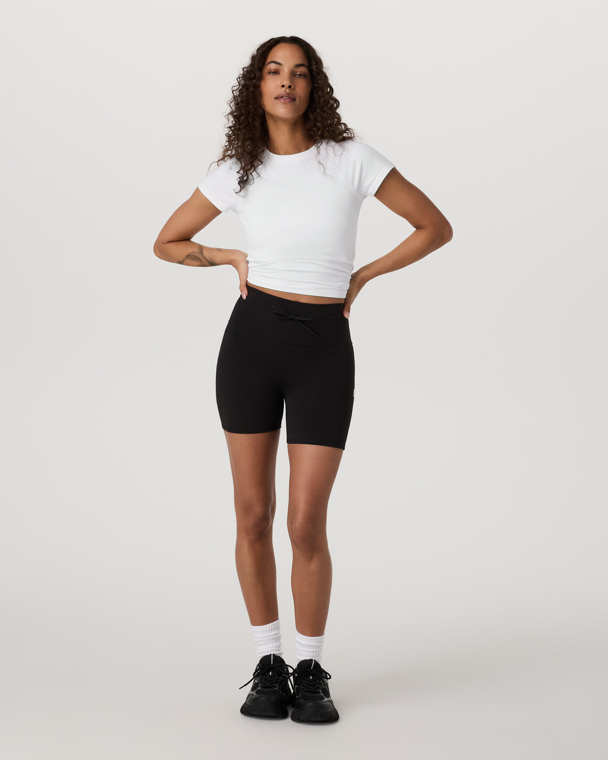 Women Vuori Short Sleeve Seamless Surge Tee White