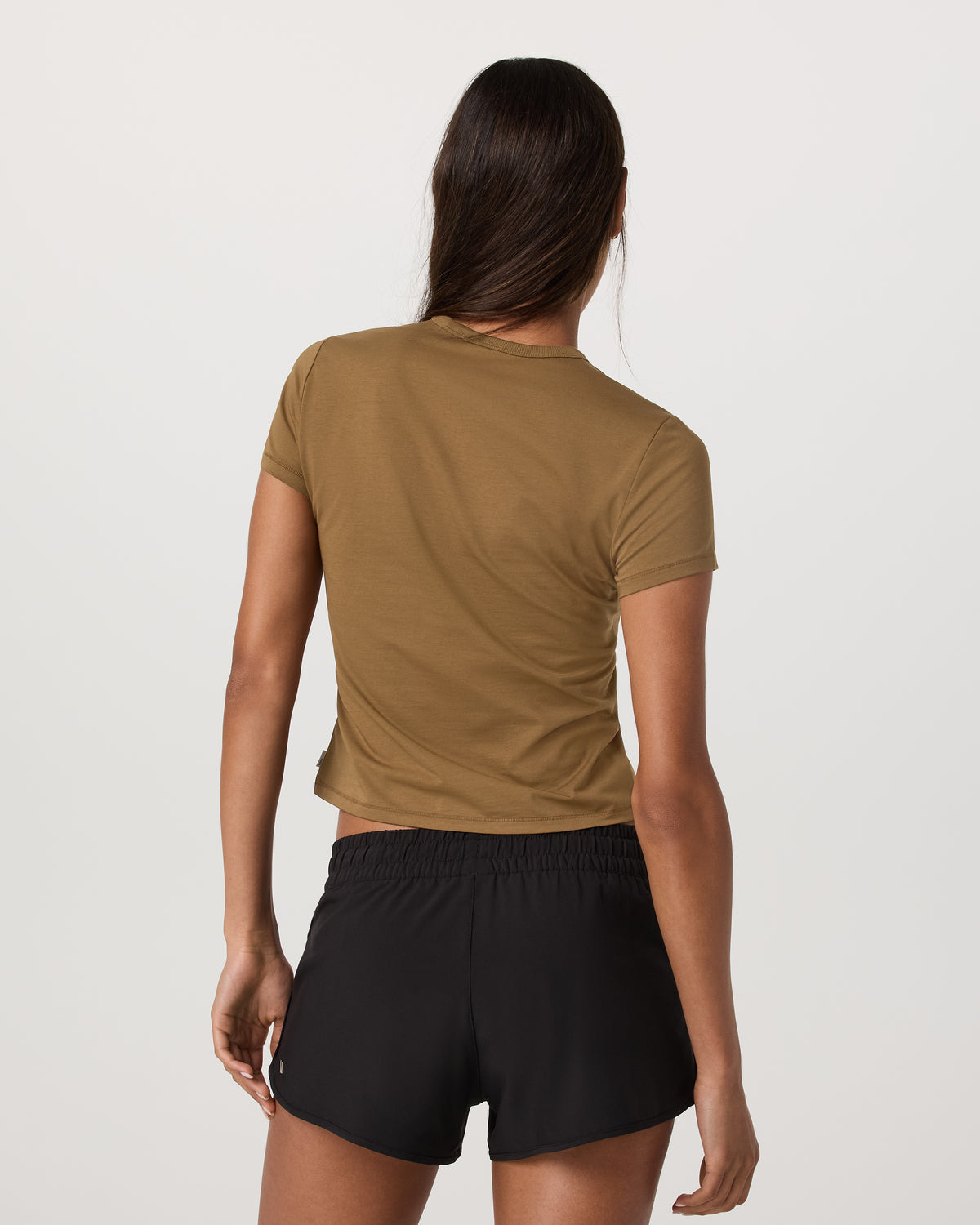 Women Vuori Short Sleeve Feather Classic Tee Women's Rum T-Shirt