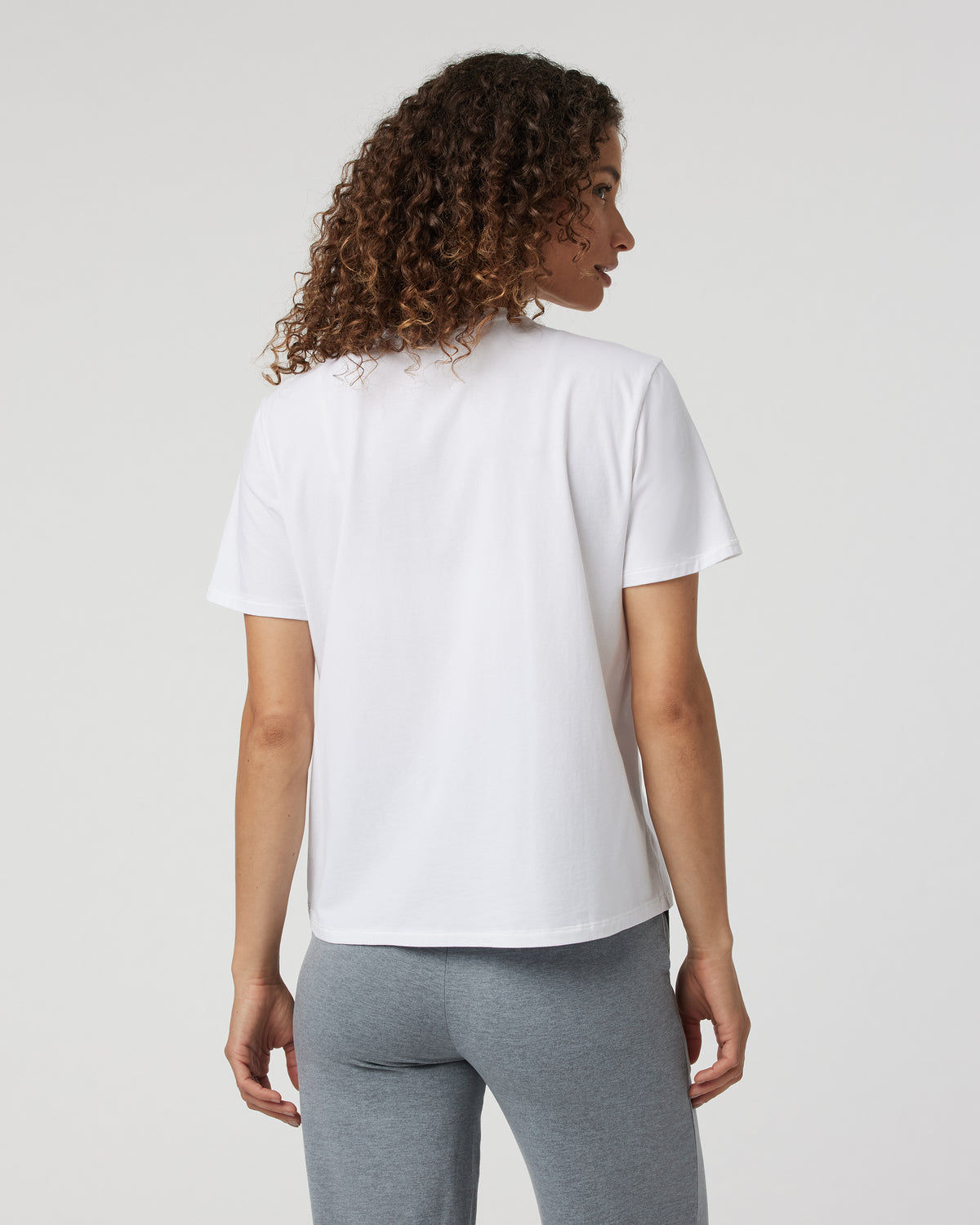 Women Vuori Feather Tee Women's White Lightweight Tee