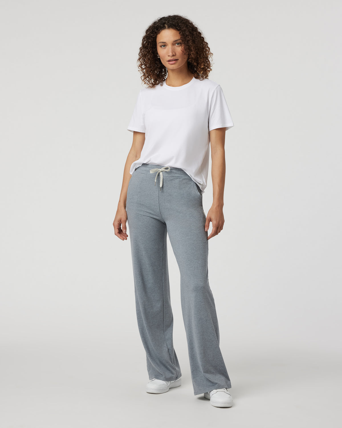Women Vuori Feather Tee Women's White Lightweight Tee