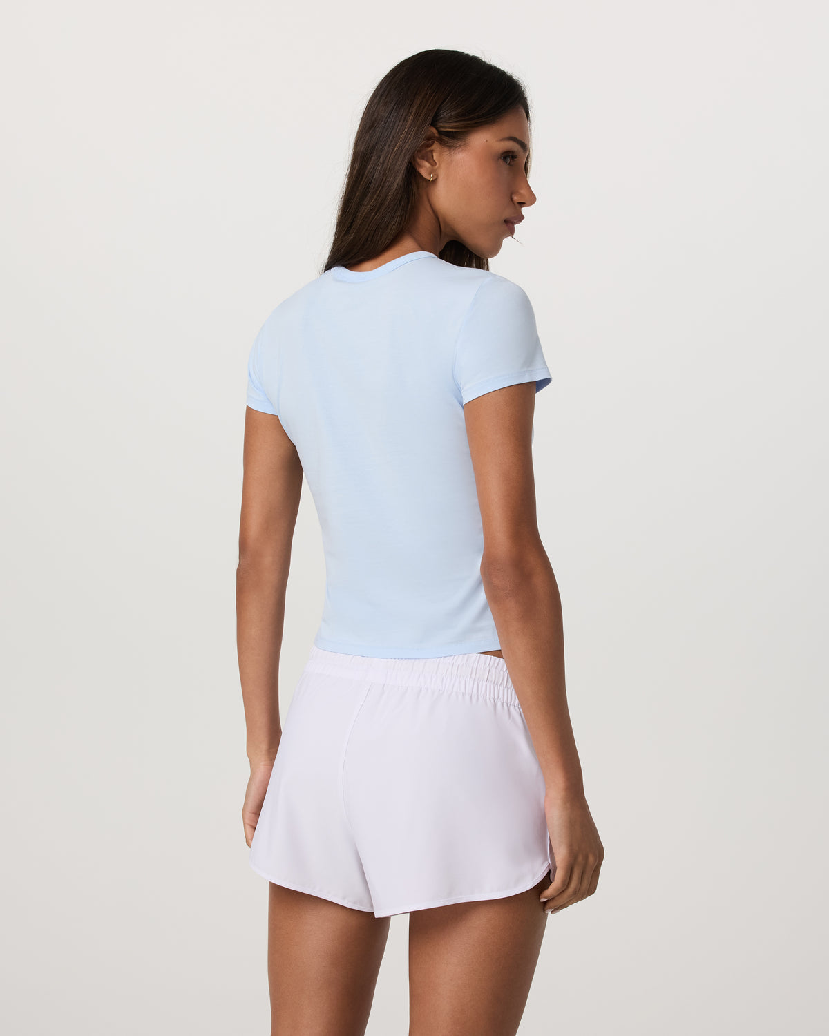 Women Vuori Short Sleeve Feather Classic Tee Crystal Blue T-Shirt