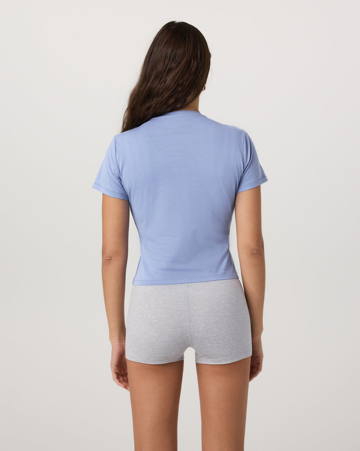 Women Vuori Short Sleeve Feather Baby Tee Women's Bluebell T-Shirt
