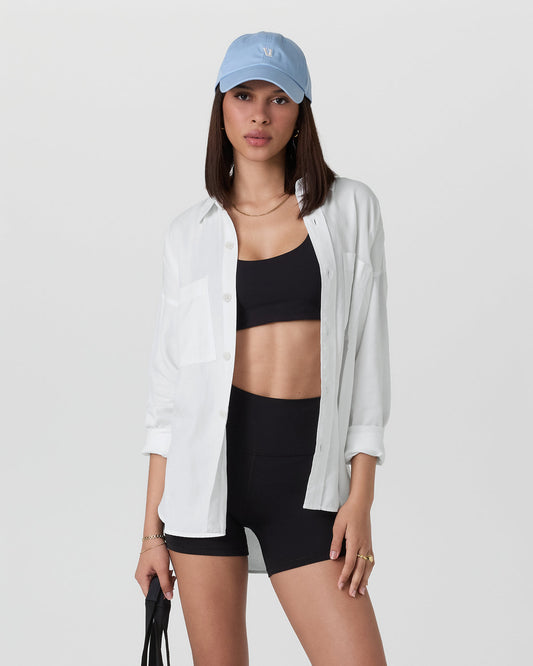 Women Vuori Trestles Twill Button Up White