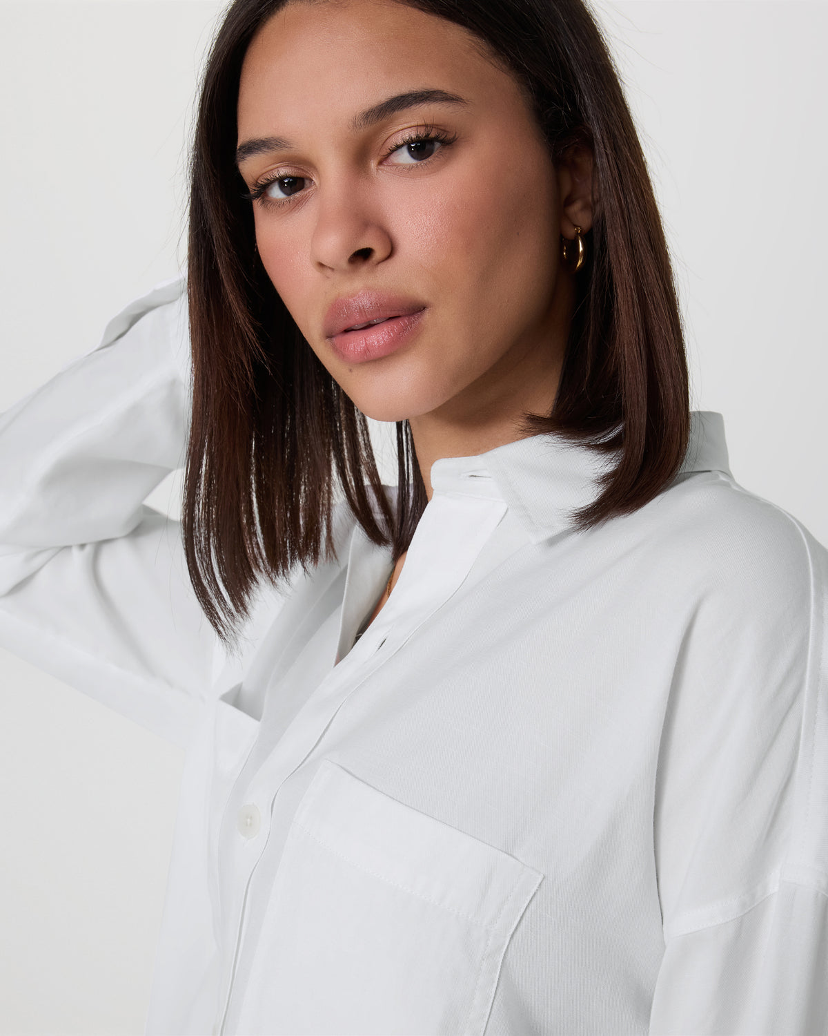 Women Vuori Trestles Twill Button Up White
