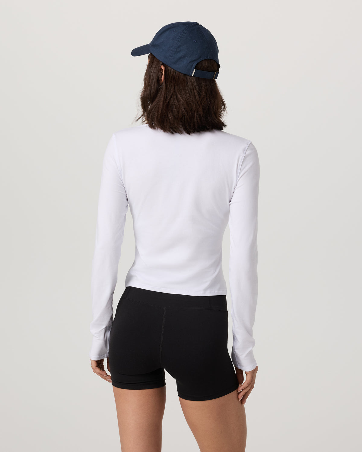 Women Vuori Long Sleeve Tuvalu Henley Women's White Shirt
