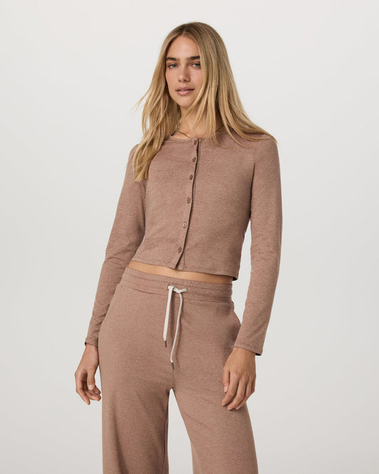 Women Vuori Halo Cardigan 2.0 Women's Nutmeg Heather Cardigan