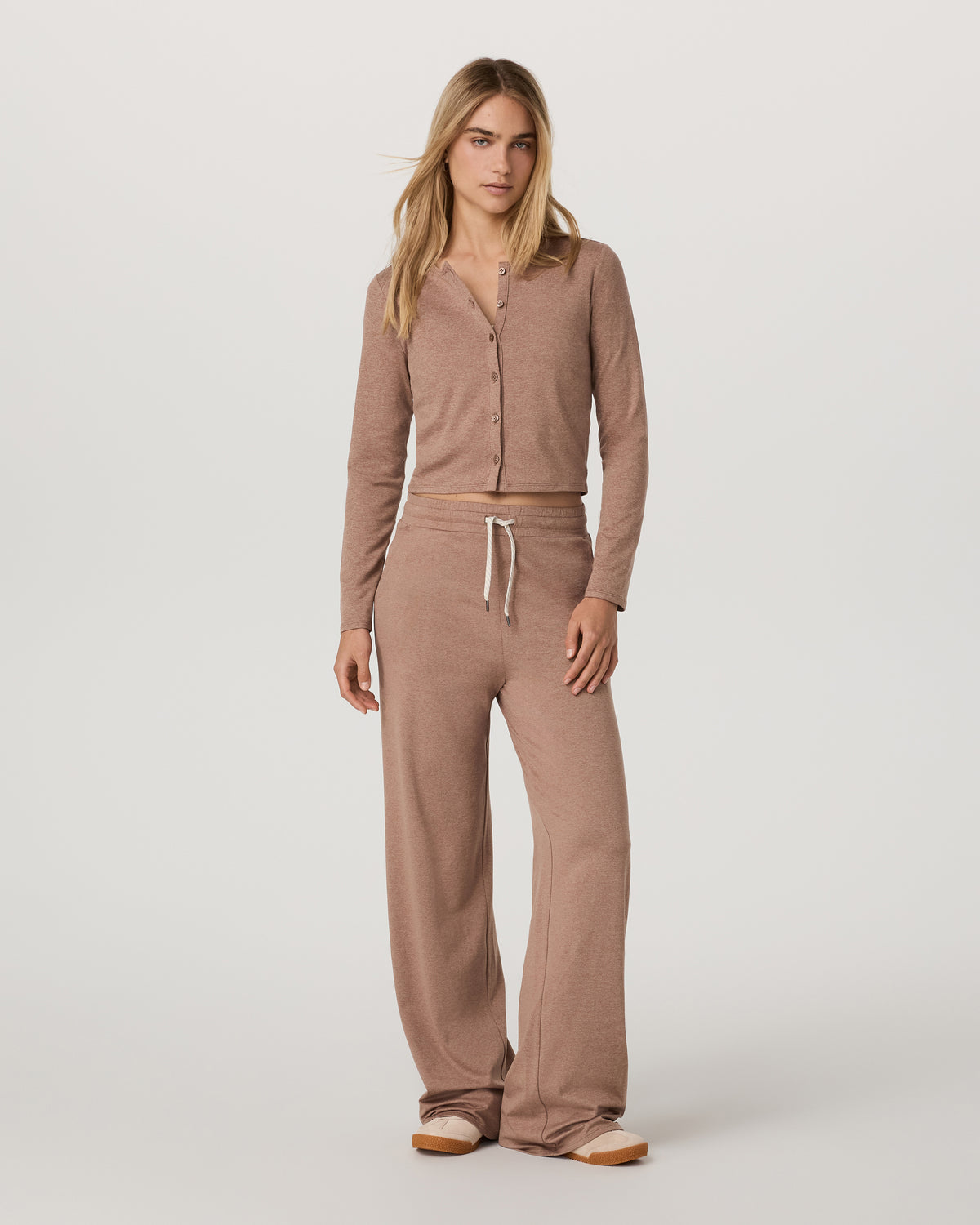 Women Vuori Halo Cardigan 2.0 Women's Nutmeg Heather Cardigan