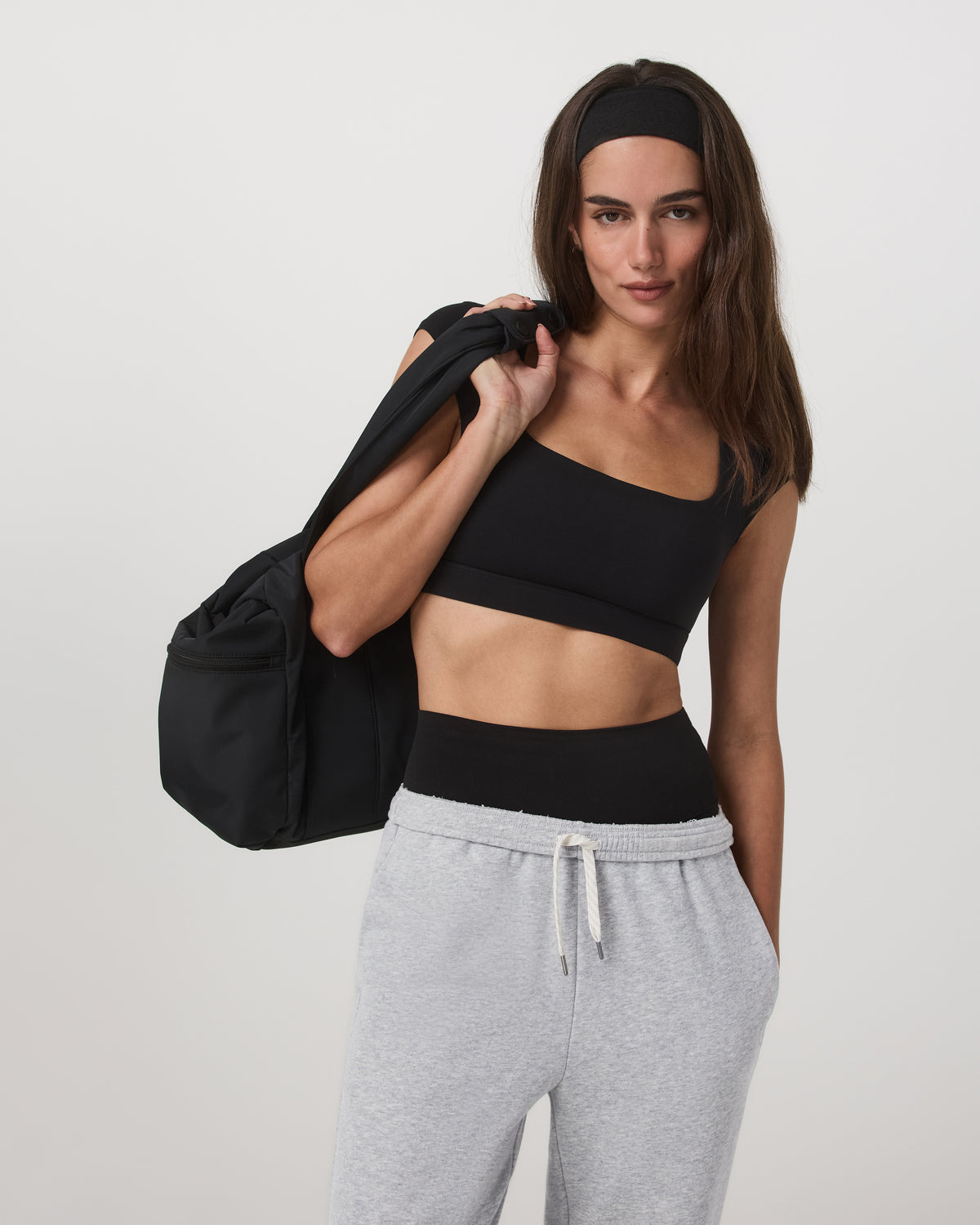 Women|New Vuori Vuori AllTheForm™ Short Sleeve Bra Women's Black Sports Bra
