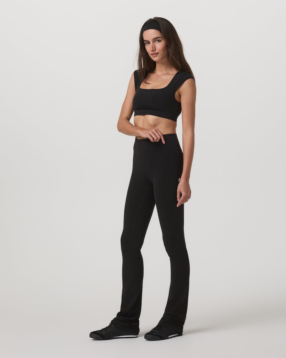 Women|New Vuori Vuori AllTheForm™ Short Sleeve Bra Women's Black Sports Bra
