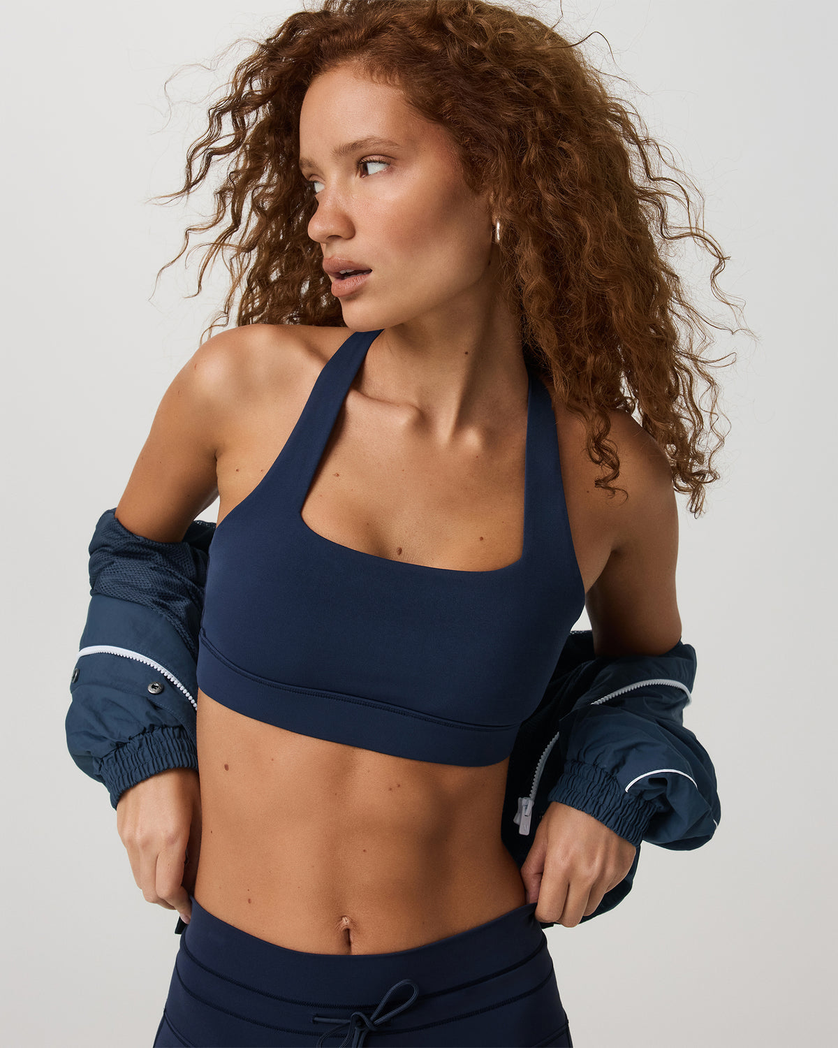 Women|New Vuori Daily Form Bra Women's Blue Coast Racerback Sports Bra