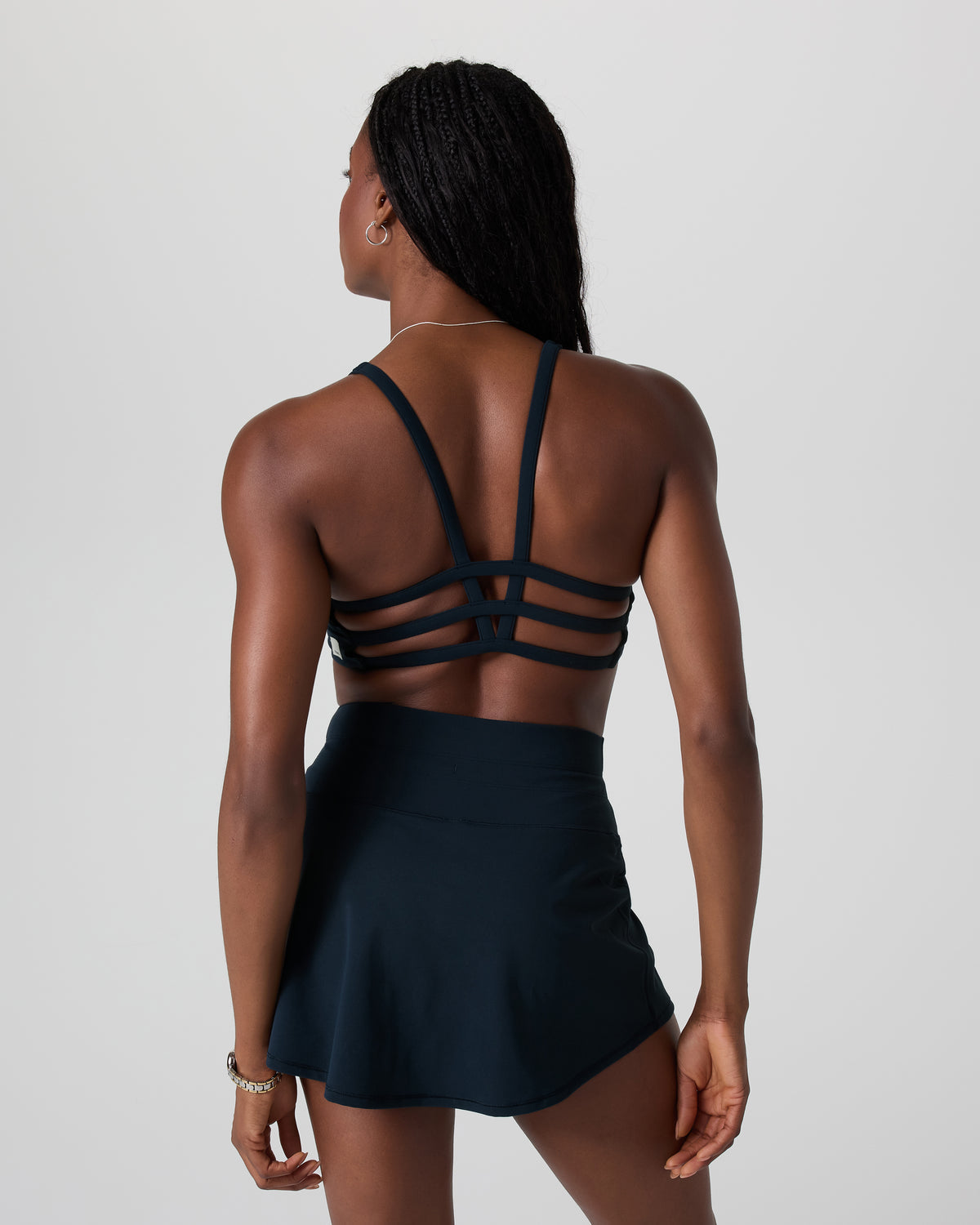 Women Vuori Yosemite Bra Ink Strappy Sports Bra