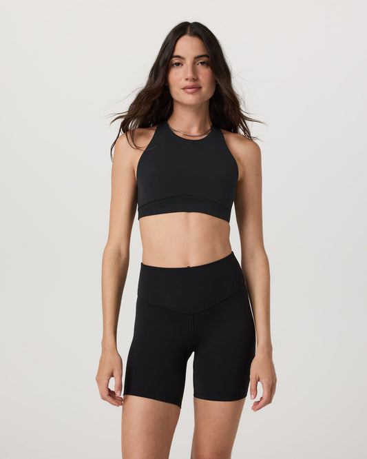 Women Vuori Vuori AllTheForm™ High Neck Bra Black Sports Bra