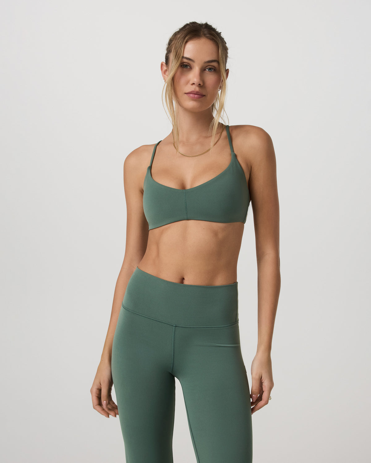 Women|New Vuori Vuori AllTheFeels™ Strappy Back Bra Women's Agate Green Bra