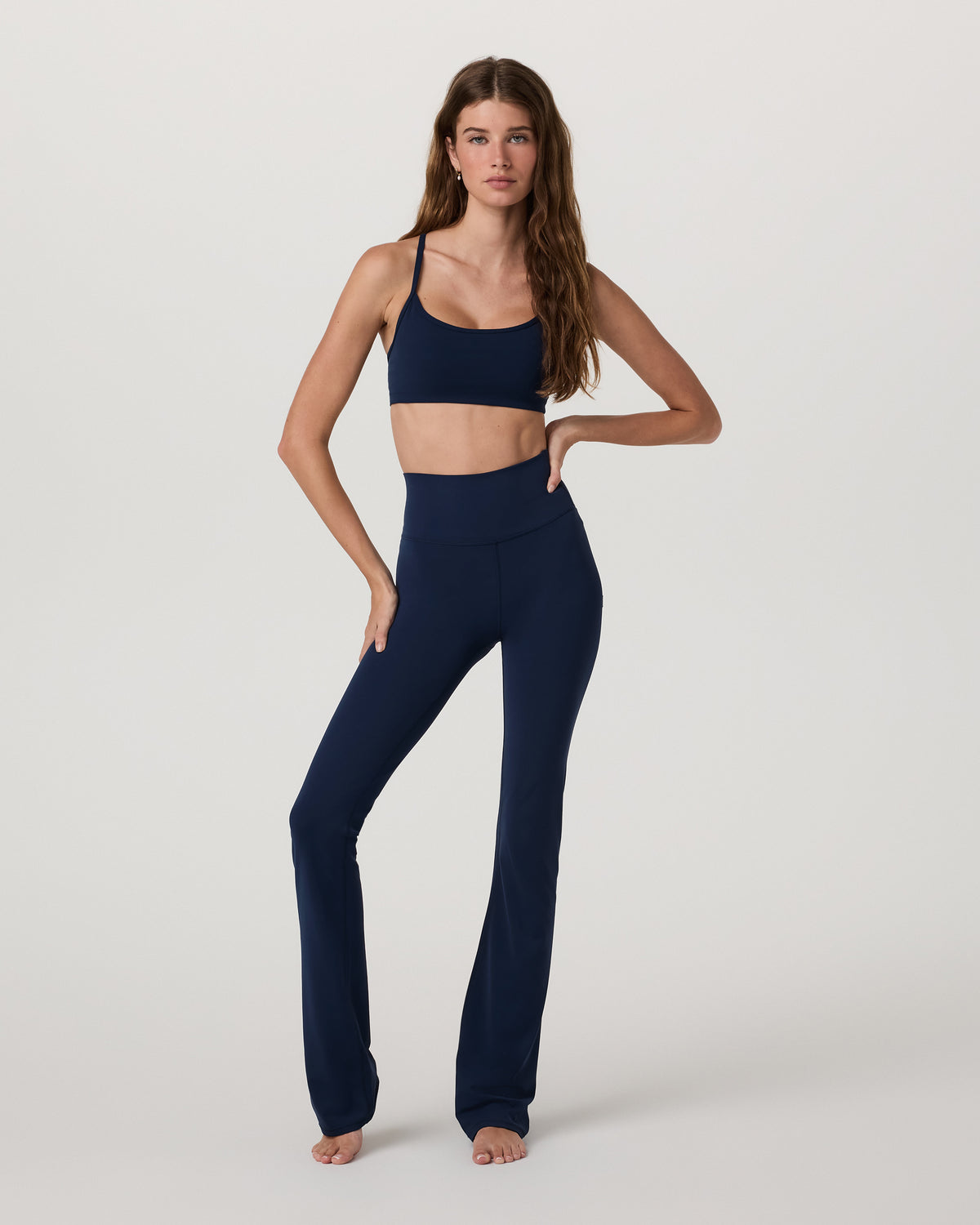Women Vuori Vuori AllTheFeels™ Bra Women's Blue Coast Sports Bra