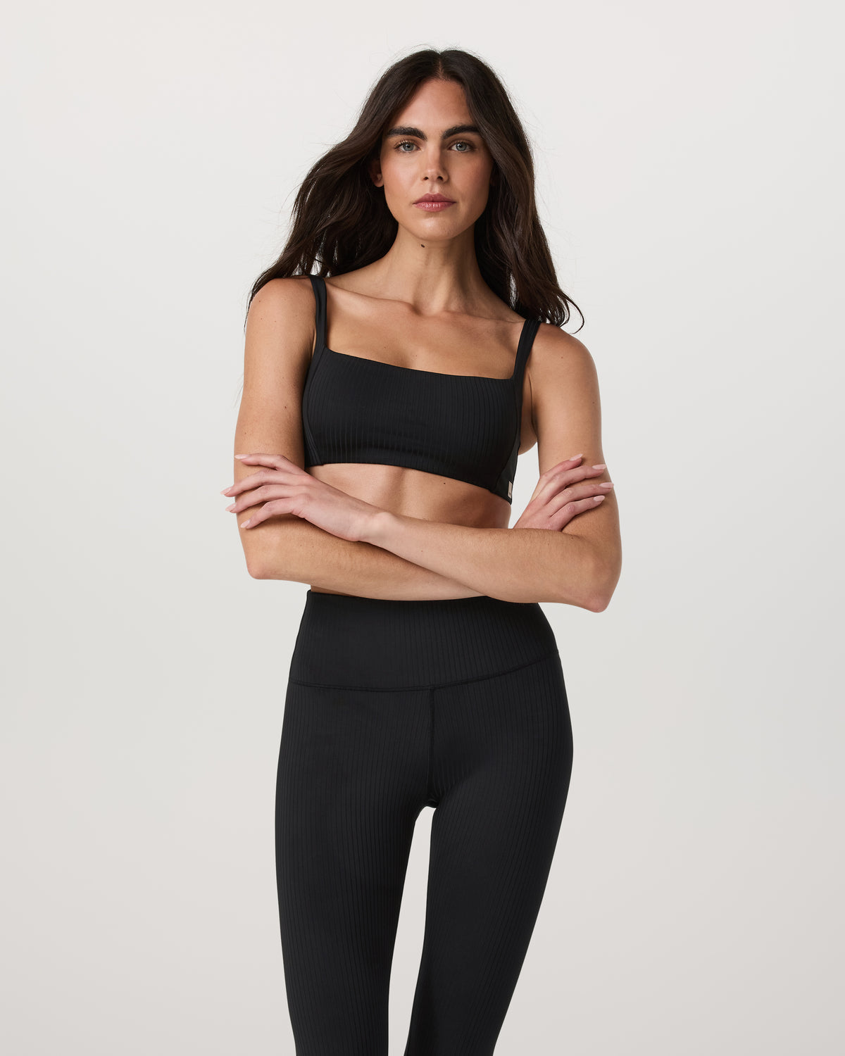 Women Vuori Inversion Rib Bra Women's Black Sports Bra