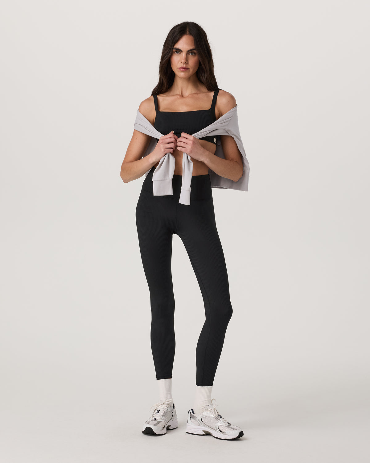 Women Vuori Inversion Rib Bra Women's Black Sports Bra
