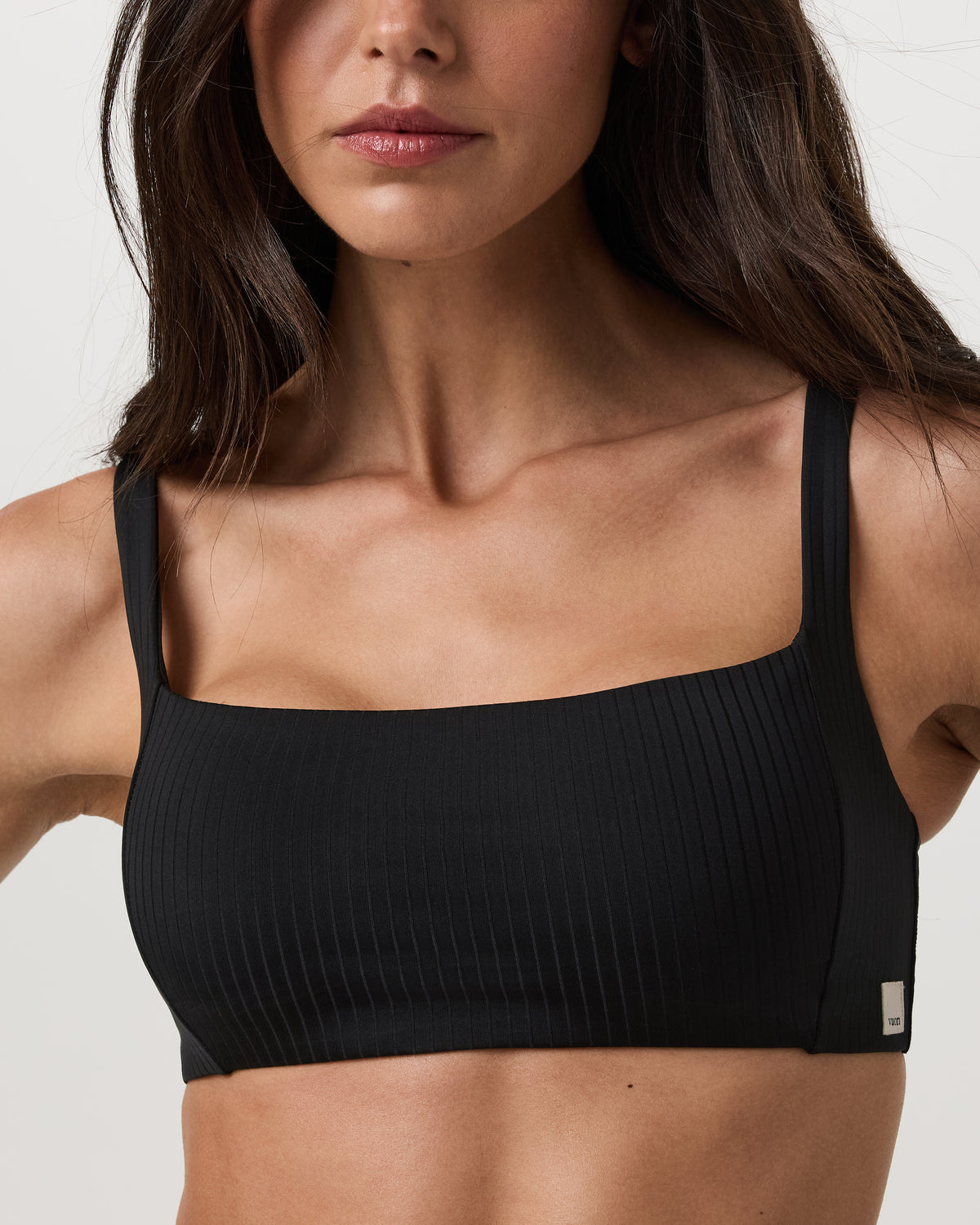 Women Vuori Inversion Rib Bra Women's Black Sports Bra