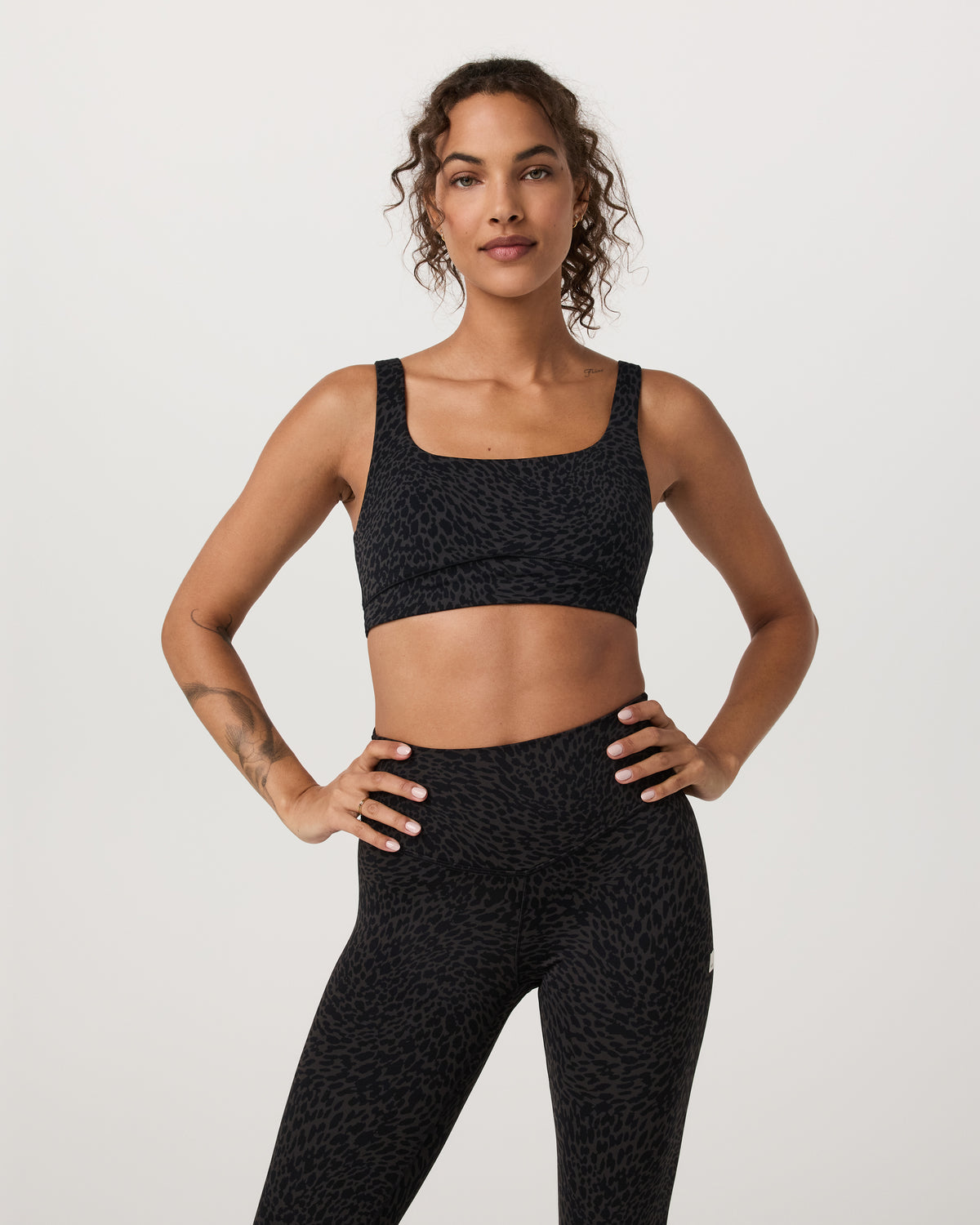 Women Vuori Vuori AllTheForm™ Bra Black Blurred Torrent Sports Bra