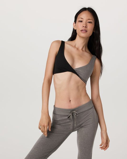 Women Vuori Halo Reversible Bra Women's Chia Heather Sports Bra