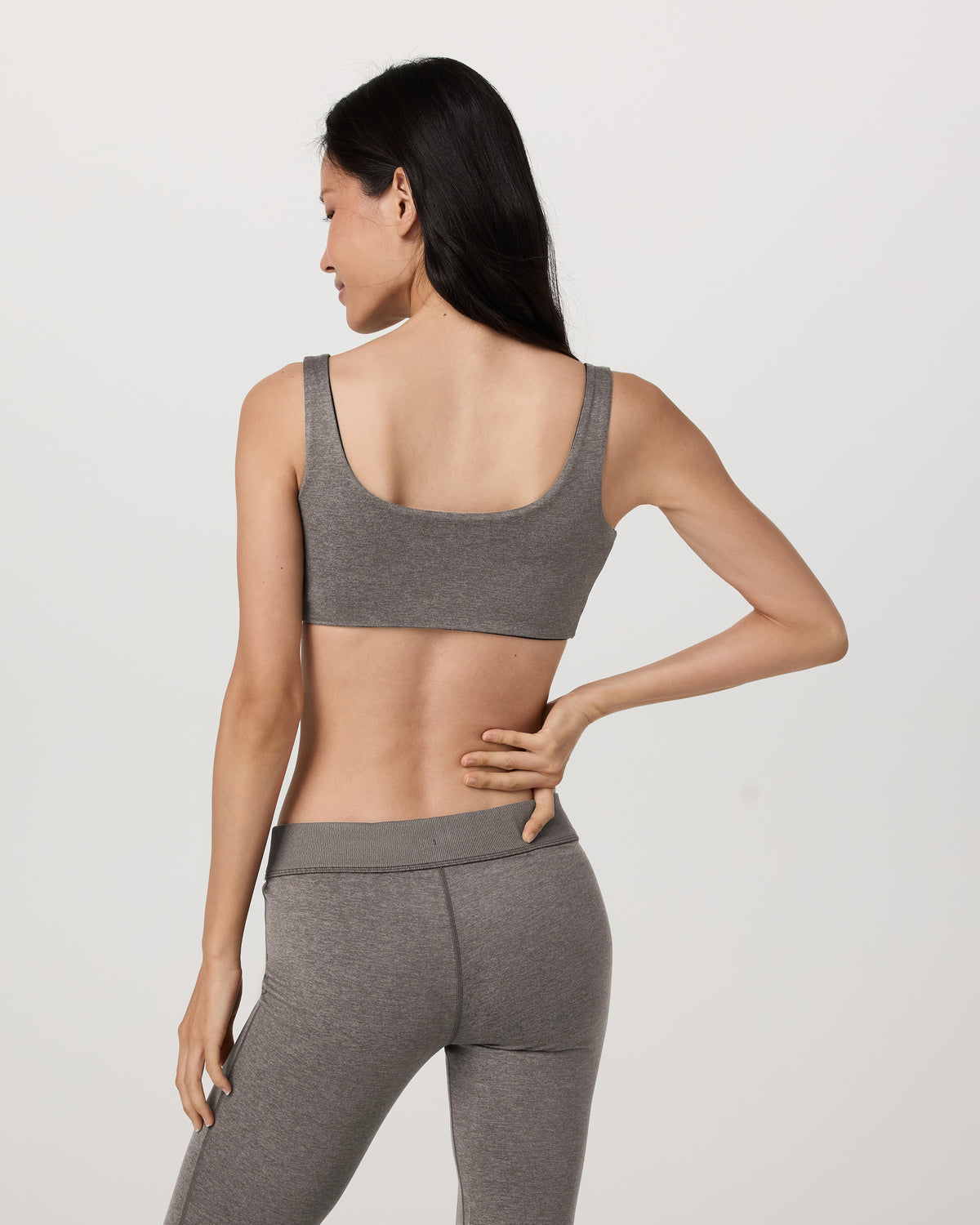 Women Vuori Halo Reversible Bra Women's Chia Heather Sports Bra