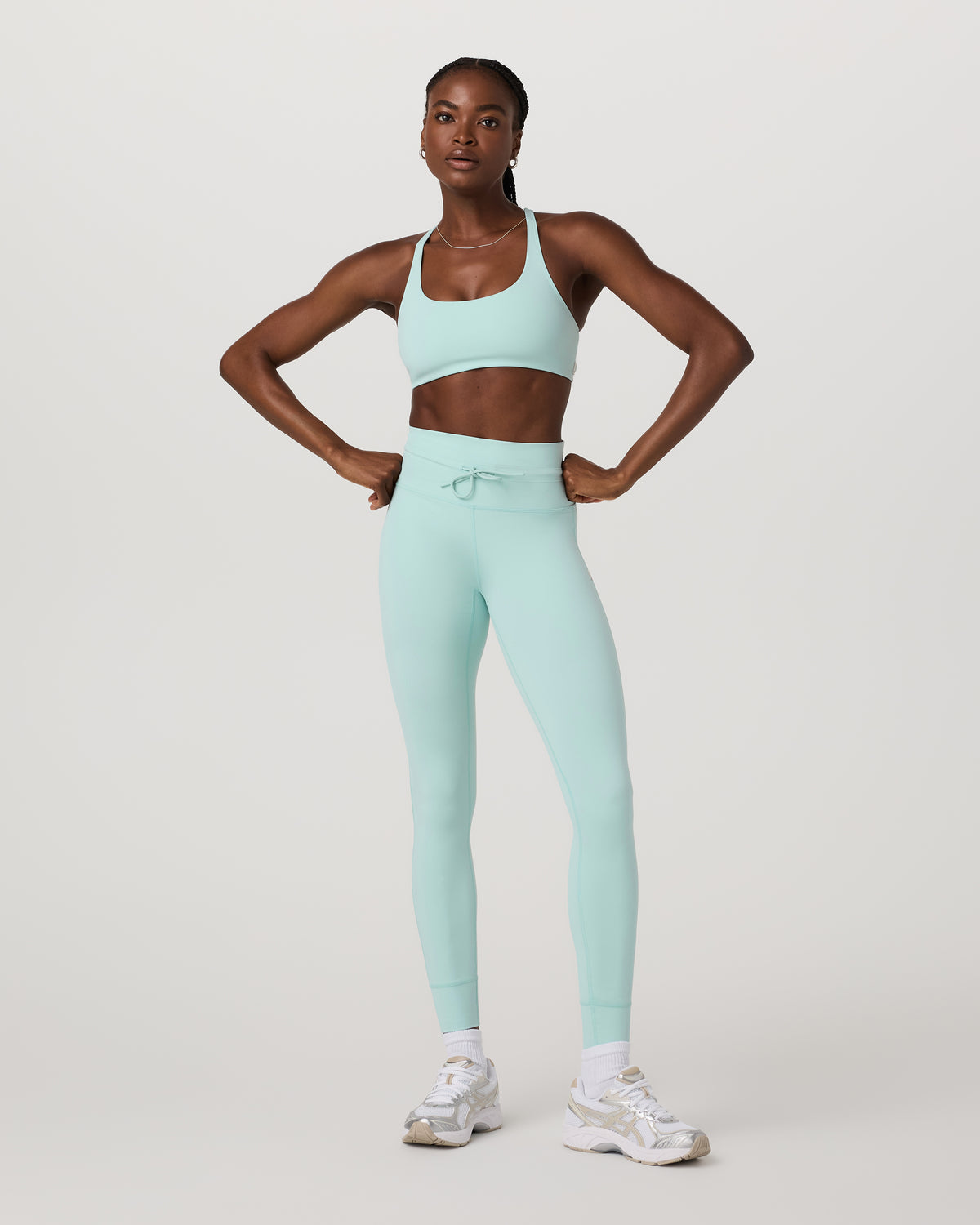 Women Vuori Yosemite Bra Women's Spearmint Strappy Sports Bra