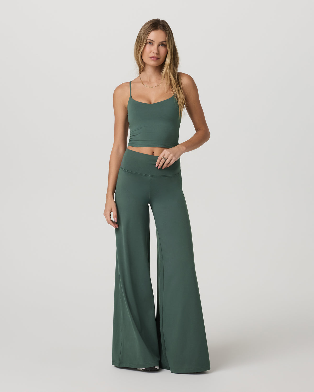 Women|New Vuori Halo Easy Wideleg Pant - Long Women's Agate Green Pants