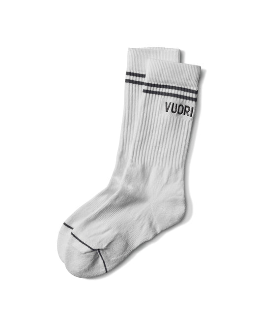 Women|Men|Accessories Vuori Vuori Crew Sock White Performance Crew Socks