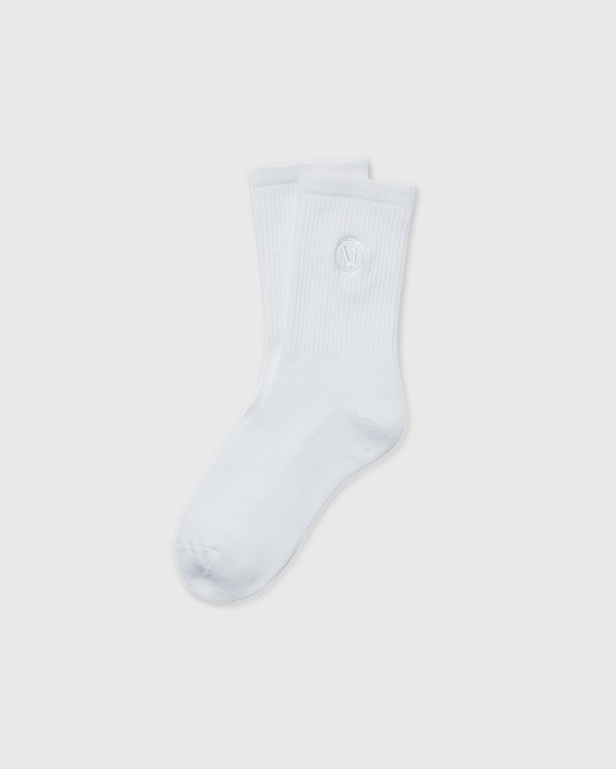 Women|Men|Accessories Vuori Half Crew Sock 2.0 White Performance Socks