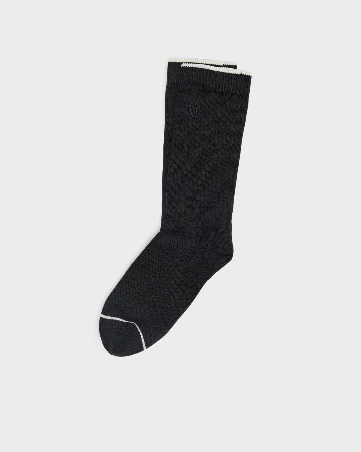 Women|Men|Accessories Vuori V1 Crew Sock Black Crew Socks Clothing