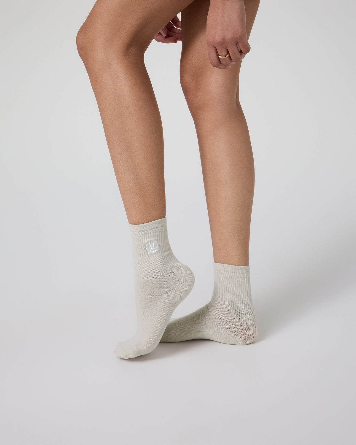 Women|Men|Accessories Vuori Half Crew Sock Salt Heather