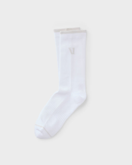 Women|Men|Accessories Vuori Performance Crew Sock White Crew Socks