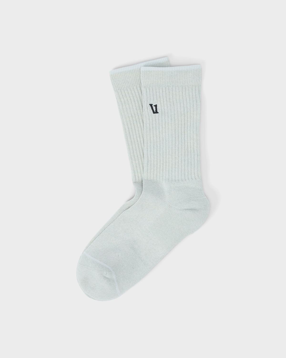 Women|Men|Accessories|New Vuori V1 Crew Sock 2.0 Storm Blue Heather Performance Socks