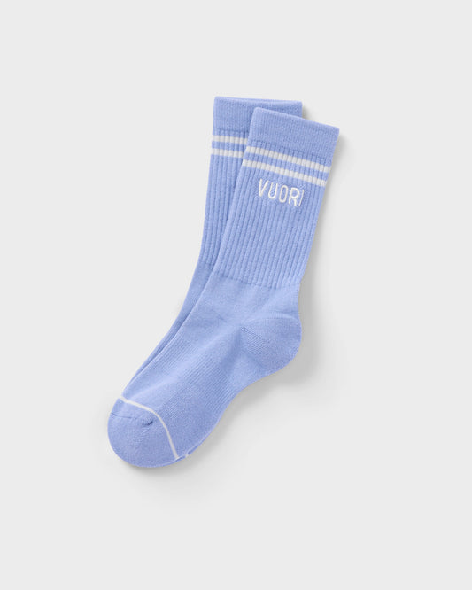 Women|Men|Accessories Vuori Vuori Crew Sock Bluebell Performance Crew Socks