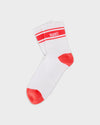White/Bright Coral