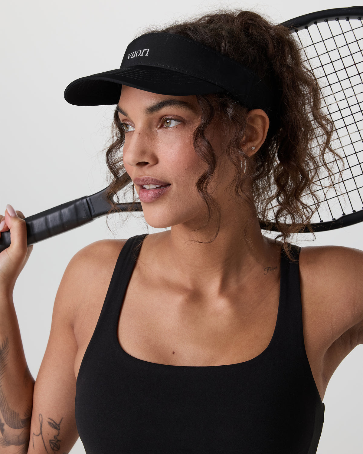 Women|Men|Accessories Vuori Topspin Visor 2.0 Black