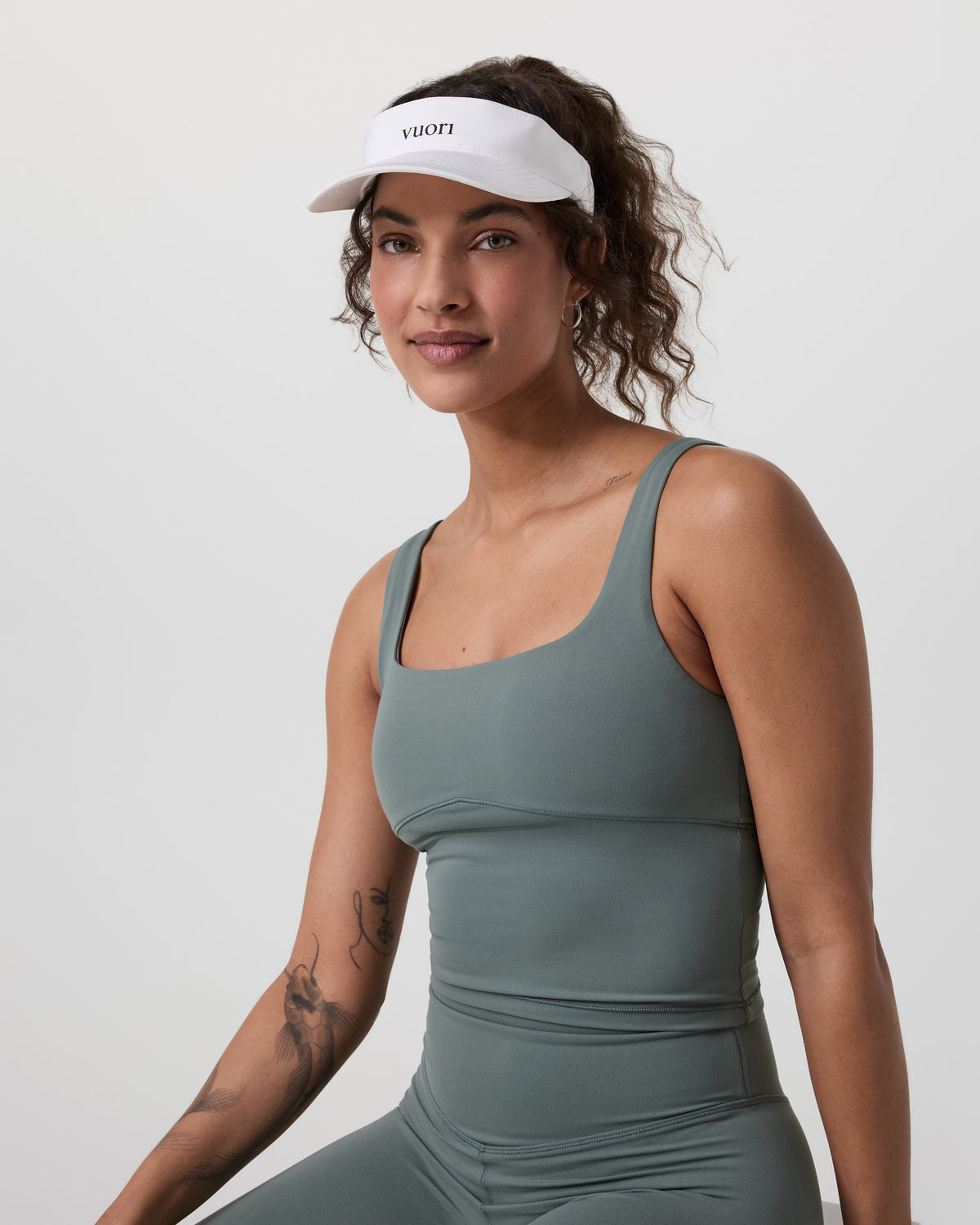 Women|Men|Accessories Vuori Topspin Visor 2.0 White