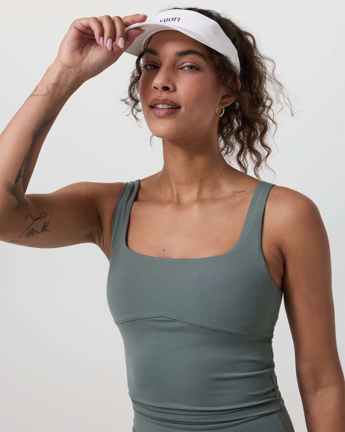 Women|Men|Accessories Vuori Topspin Visor 2.0 White