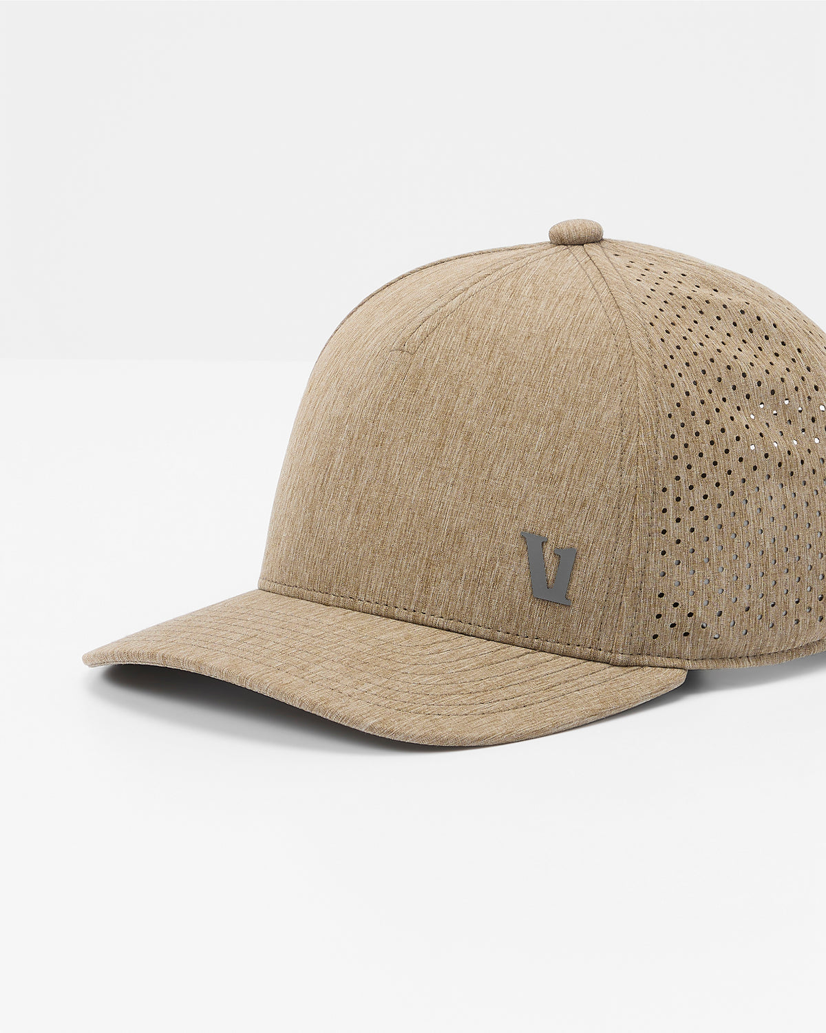 Women|Men|Accessories|New Vuori V1 Water Tech Hat Sorrel Brown Heather Five-Panel Hat