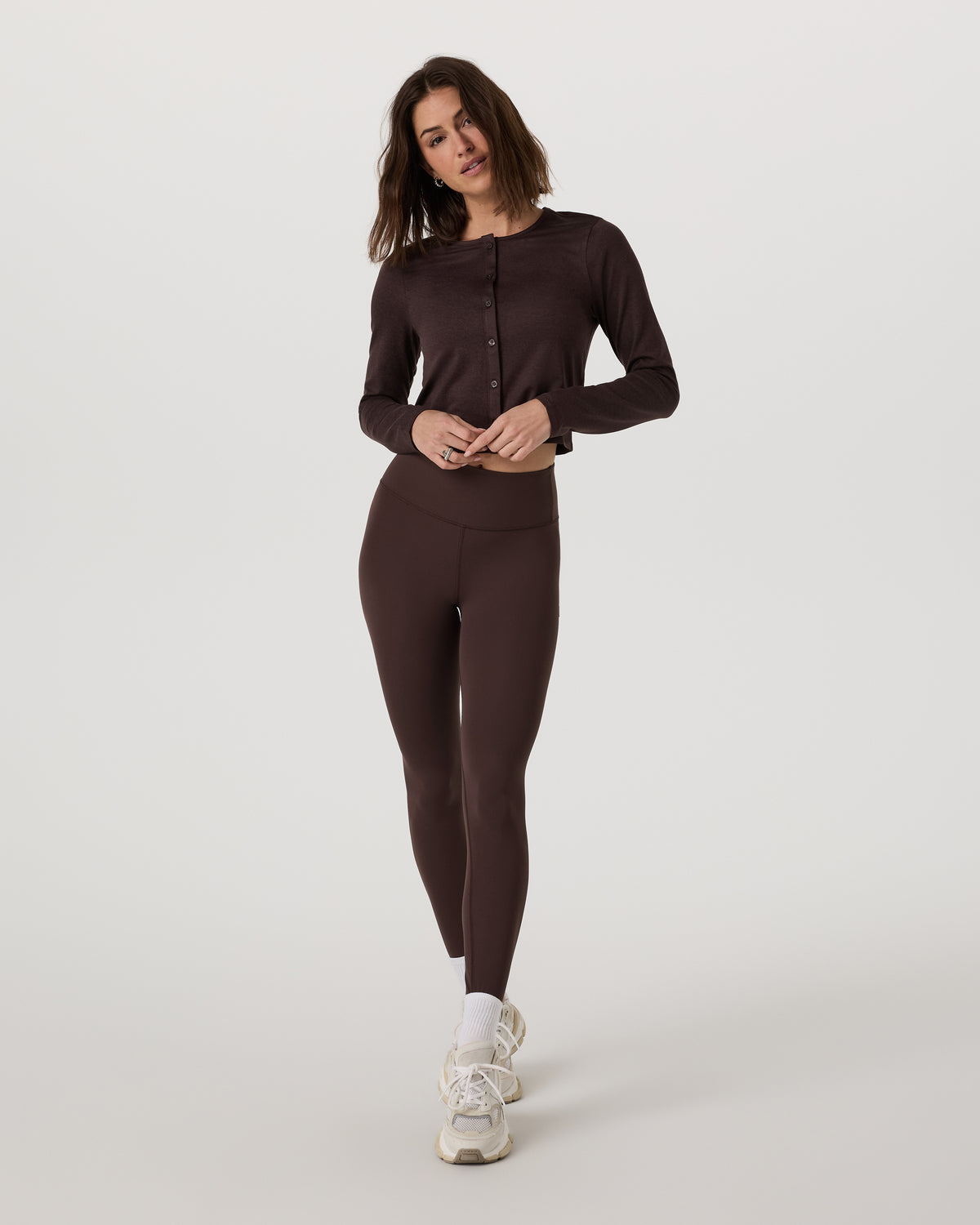 Women Vuori Halo Cardigan 2.0 Java Heather