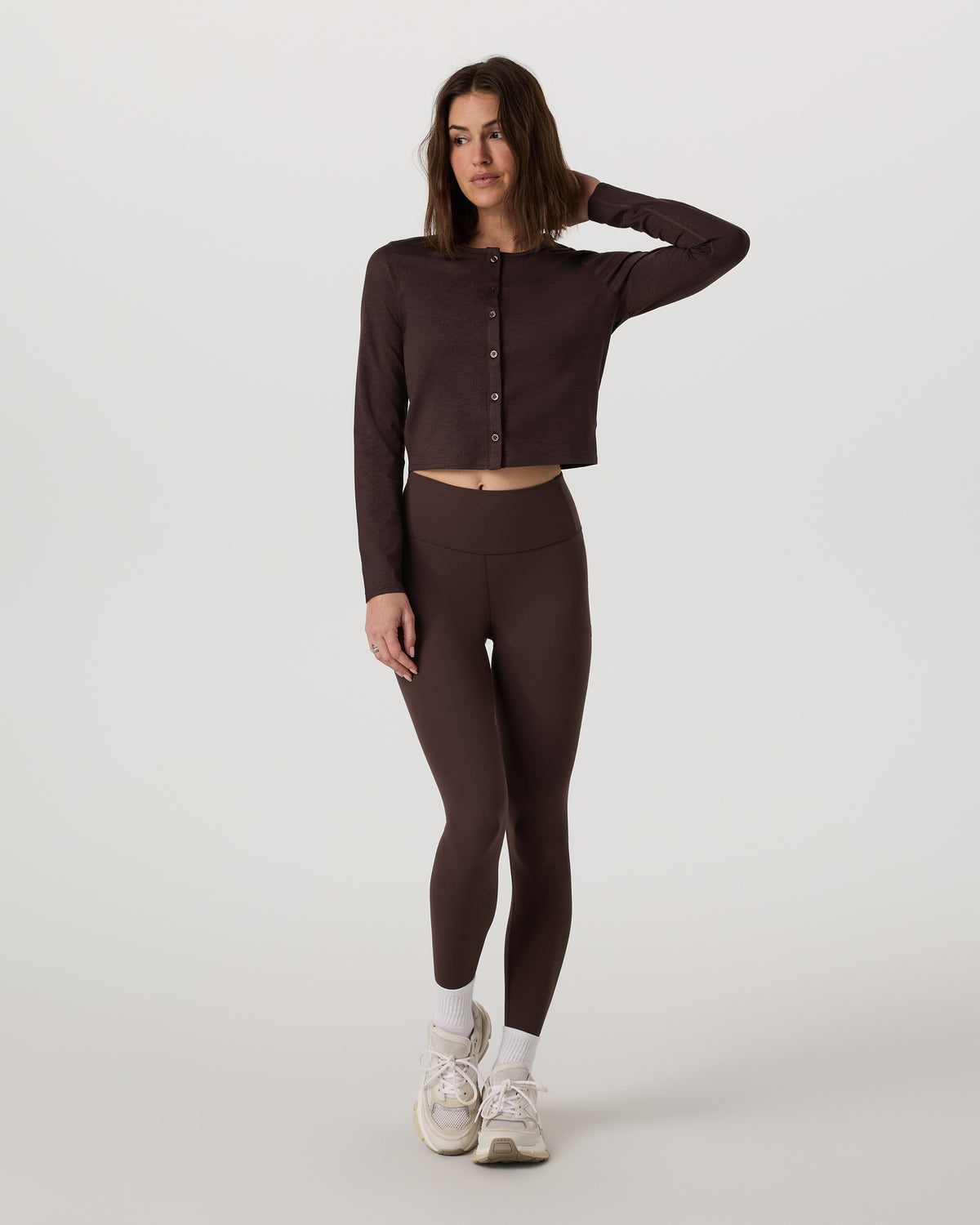 Women Vuori Halo Cardigan 2.0 Java Heather