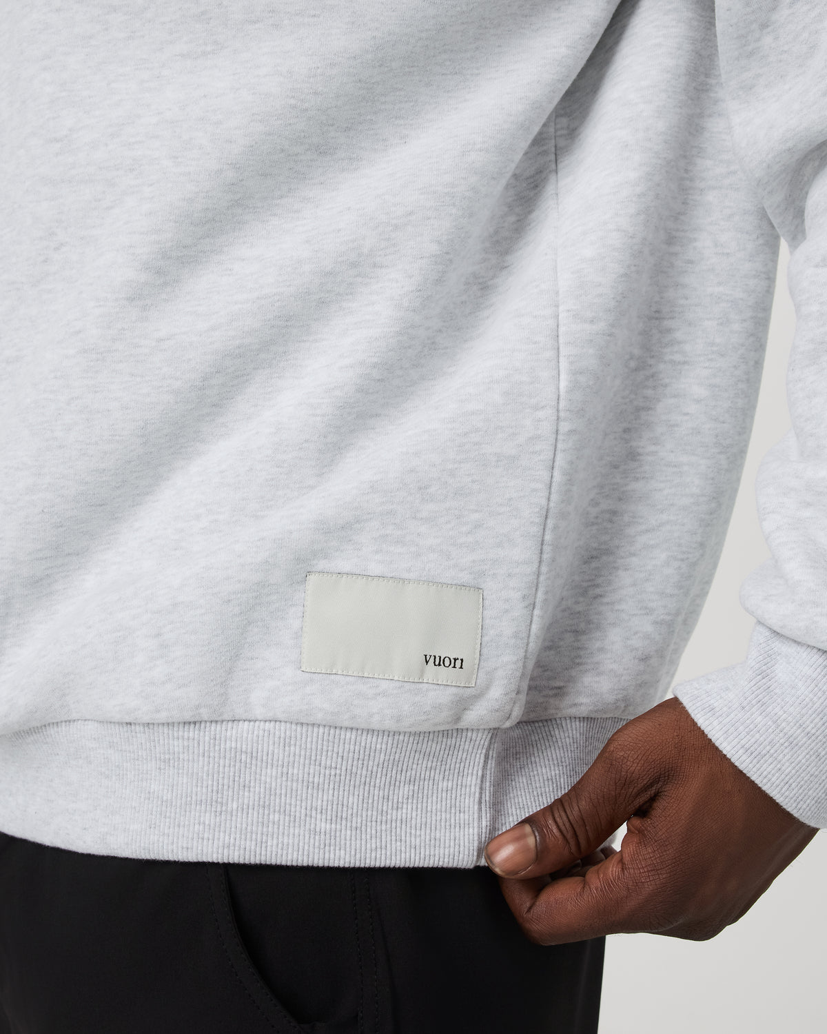 Women|Men Vuori Restore Oversized Crew 2.0 Pale Grey Heather