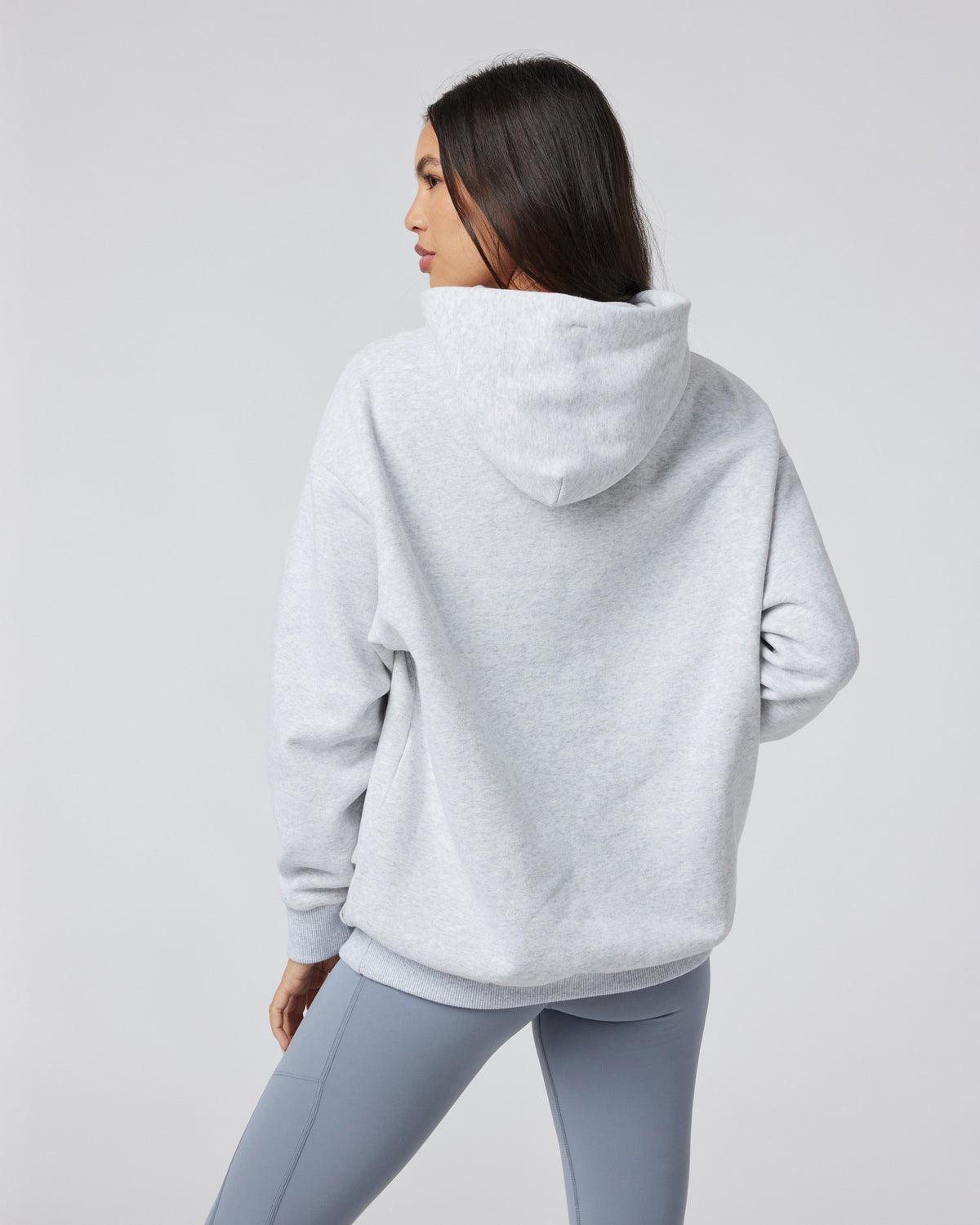 Women|Men Vuori Restore Oversized Hoodie Pale Grey Heather