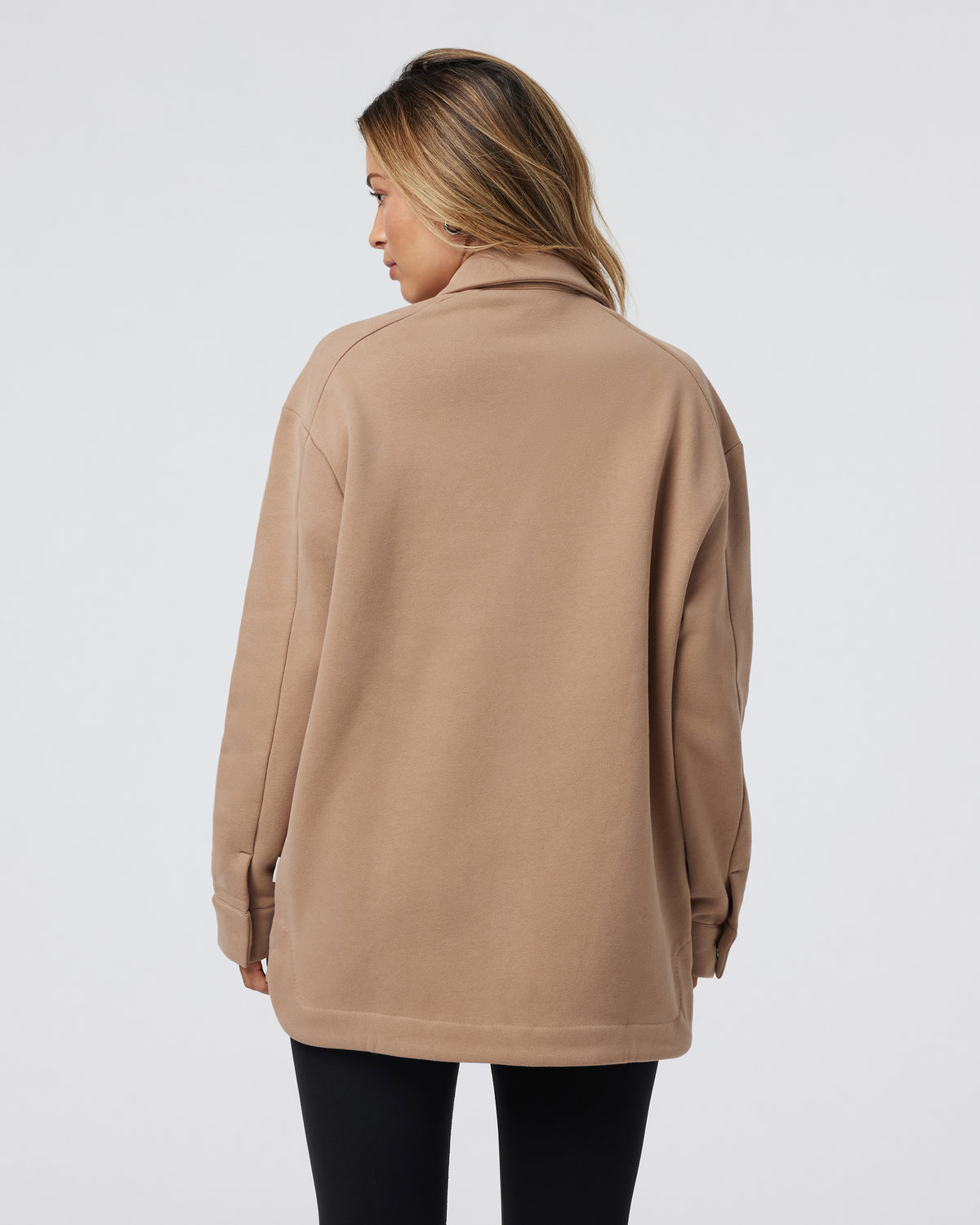 Women Vuori Restore Shirt Jacket Goldenrod French Terry Shirt