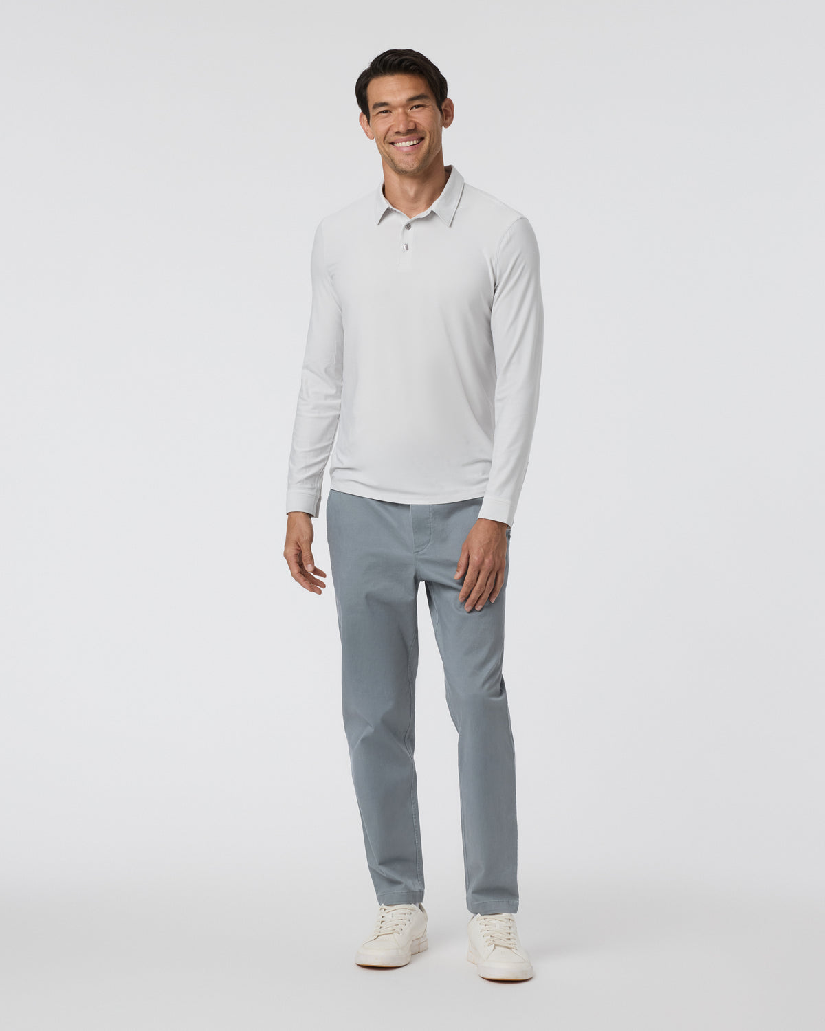 Men Vuori Fletcher Elastic Waist Pant Athletic Slim Fit 30" Dusty Blue