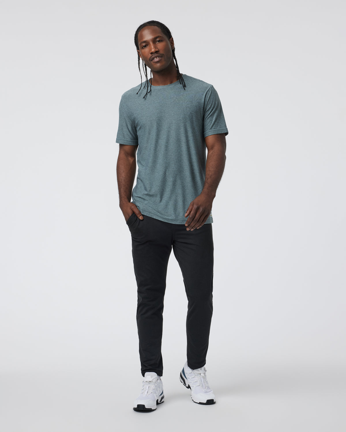 Men Vuori Coronado Pant Black Heather DreamKnit™ Warm Pants