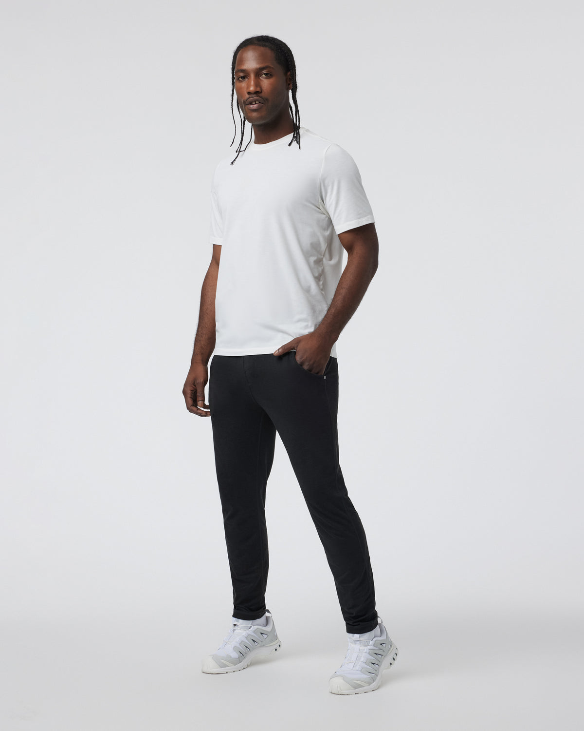Men Vuori Ponto Performance Pant Black Heather Sweatpants