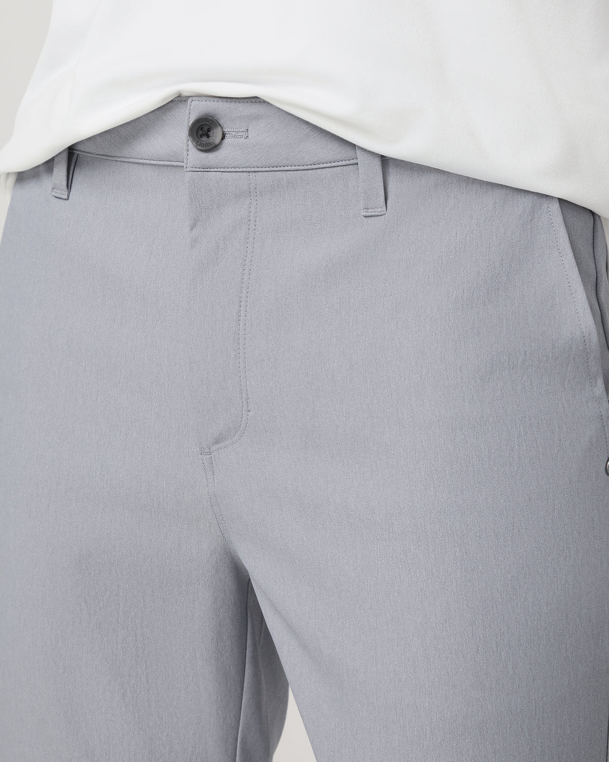 Men Vuori Cascade Tech Chino Athletic Slim Fit 30" Heather Grey