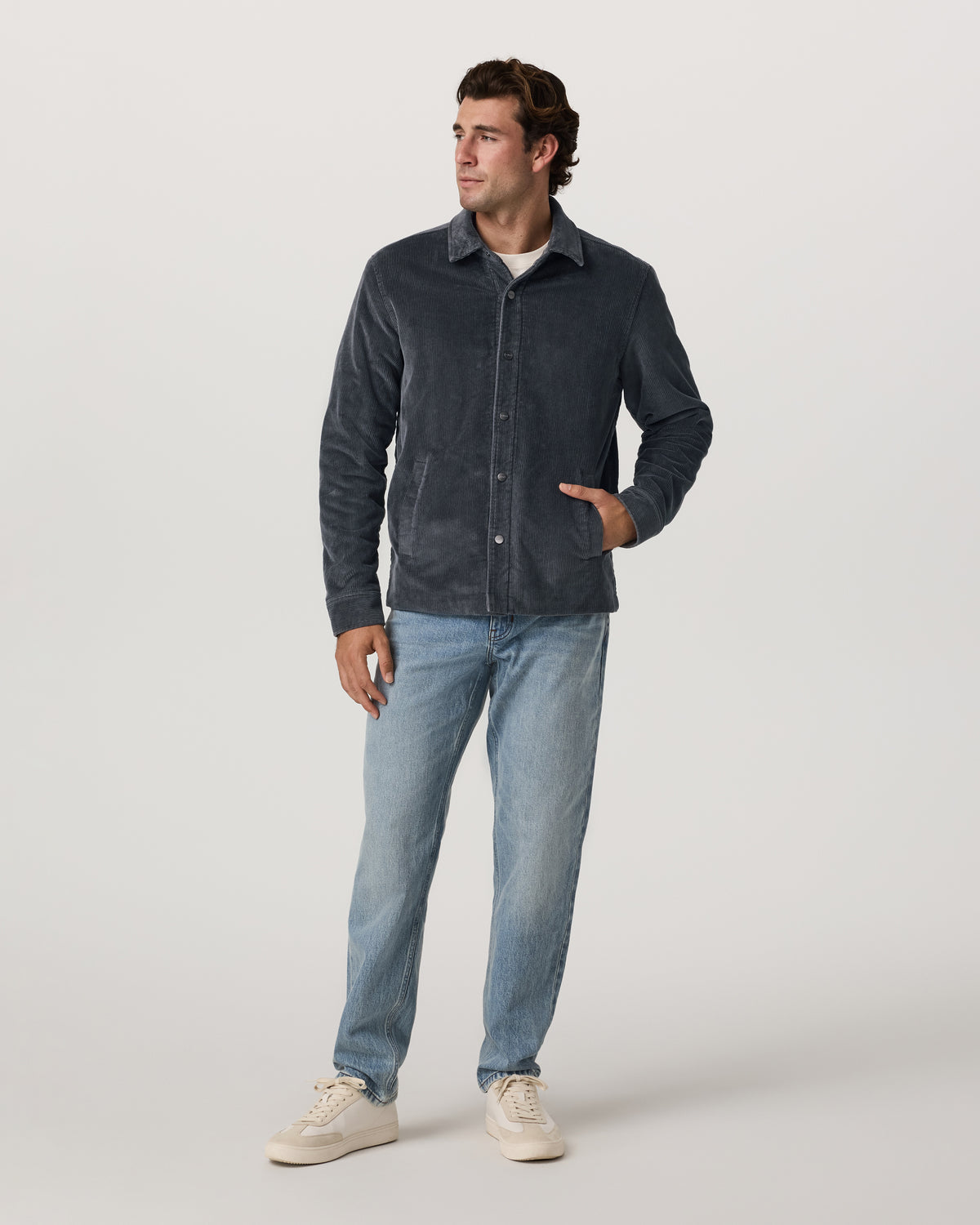 Men Vuori Vuori Vintage Jean Classic Fit 32" Light Wash Denim