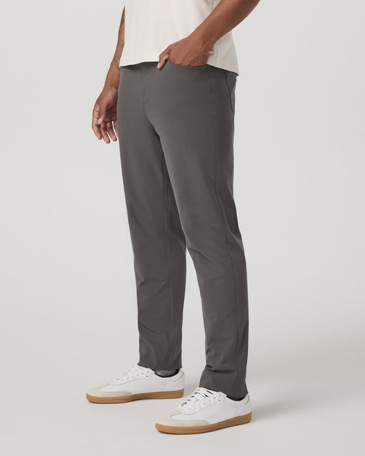 Men Vuori Meta Pant Classic Fit 32" Men's Warm Grey 5-Pocket Pants
